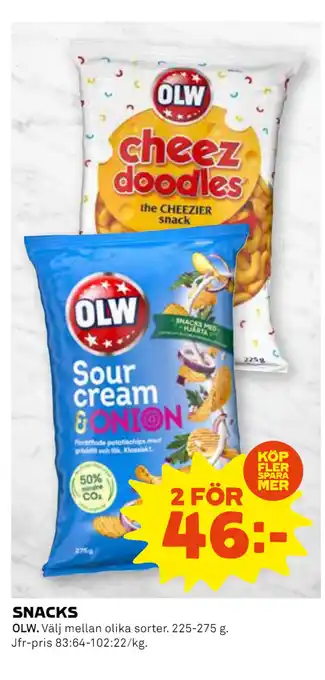Coop Daglivs Snacks erbjuda