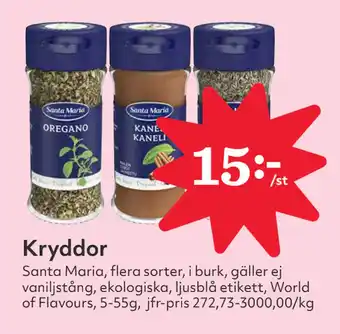 Hemköp Kryddor erbjuda