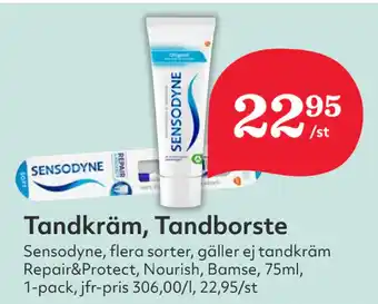 Hemköp Tandkräm, tandborste erbjuda