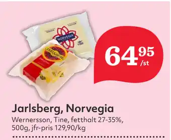 Hemköp Jarlsberg, norvegia erbjuda