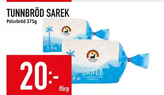 Matdax Tunnbröd sarek erbjuda