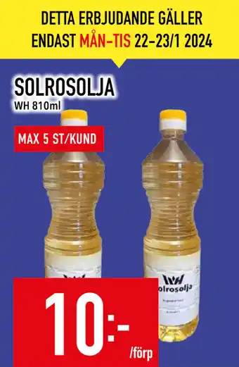 Matdax Solrosolja erbjuda