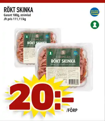 Matdax Rökt skinka erbjuda