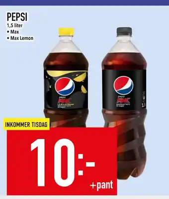 Matdax Pepsi erbjuda