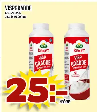 Nelins Vispgrädde erbjuda