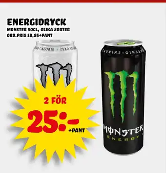 Nelins Energidryck erbjuda