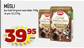 Nya Pulsen Müsli erbjuda