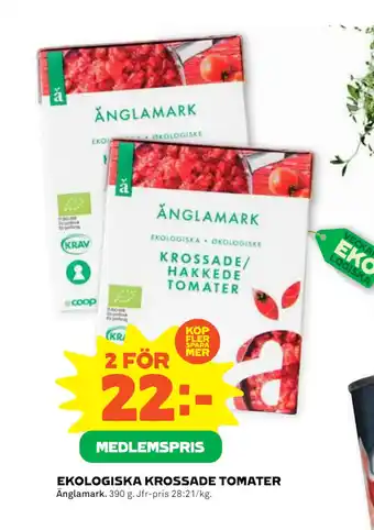 Stora Coop Ekologiska krossade tomater erbjuda