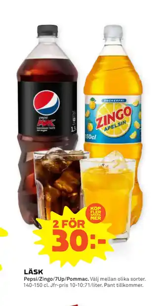 Stora Coop Läsk erbjuda