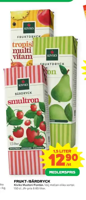 Stora Coop Frukt-/bärdryck erbjuda