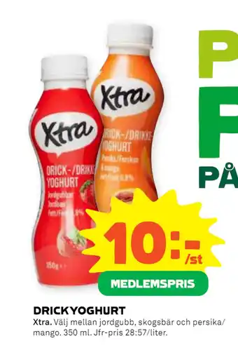 Stora Coop Drickyoghurt erbjuda