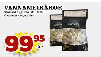 Supergrossen Vannameiräkor erbjuda