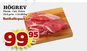 Supergrossen Högrev erbjuda