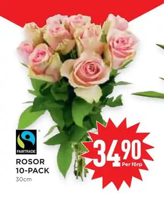 Willys Hemma Rosor 10-pack erbjuda