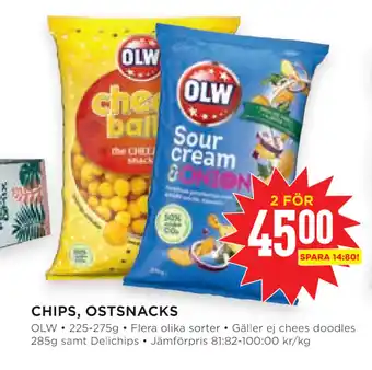 Willys Hemma Chips, ostsnacks erbjuda