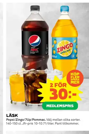 Coop Läsk erbjuda