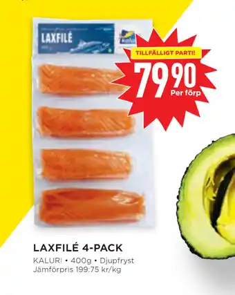 Laxfilé 4-pack