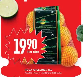 Willys Röda apelsiner 1kg erbjuda