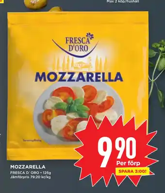 Willys Mozzarella erbjuda