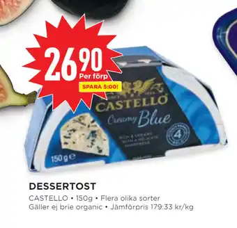 Willys Dessertost erbjuda