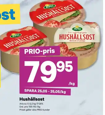 minmatbutik Hushållsost erbjuda