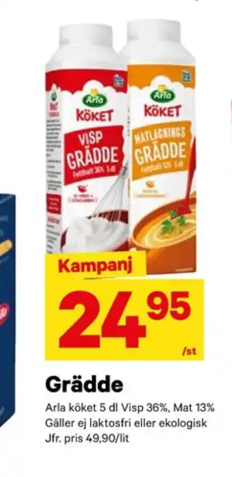 City Gross Arla köket vispgrädde erbjuda