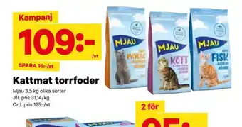 City Gross Mjau kattmat erbjuda