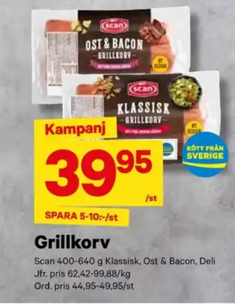 City Gross Scan grillkorv erbjuda