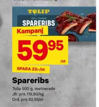 City Gross Tulip spareribs erbjuda