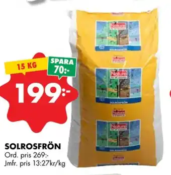 ÖoB Nature solrosfrön erbjuda