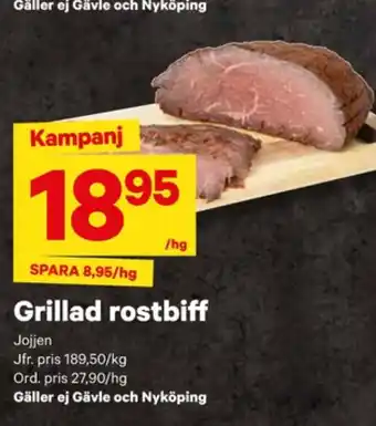 City Gross Jojjen rostbiff erbjuda