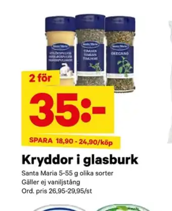 City Gross Santa maria kryddor erbjuda