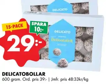 ÖoB Delicato kakor erbjuda