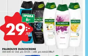 ÖoB Palmolive duschtvål erbjuda
