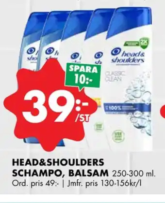 ÖoB Head&shoulders shampoo erbjuda