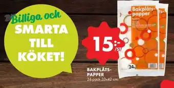 ÖoB Odla bakplåtspapper erbjuda