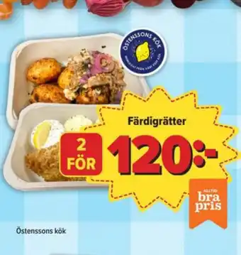Östenssons Östenssons färdigrätter erbjuda