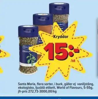 Östenssons Santa maria kryddor erbjuda