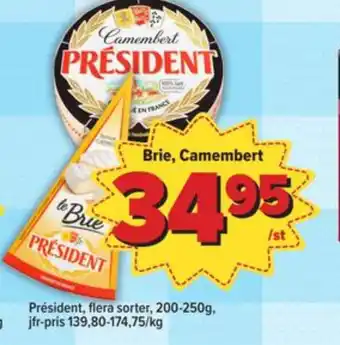 Östenssons President brie erbjuda