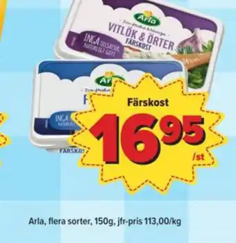 Östenssons Arla färskost erbjuda
