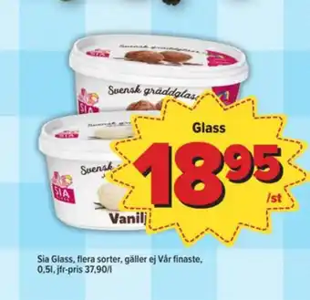 Östenssons Sia gräddglass erbjuda