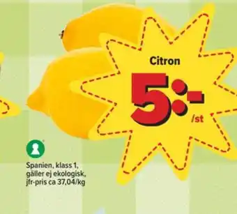 Östenssons Nature choise citroner erbjuda