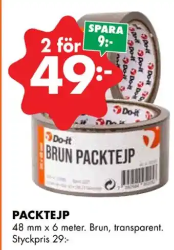 ÖoB Do-it tejp erbjuda