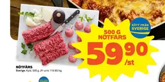 Stora Coop Varsågod nötfärs erbjuda