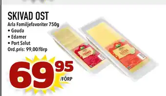 Skivad ost