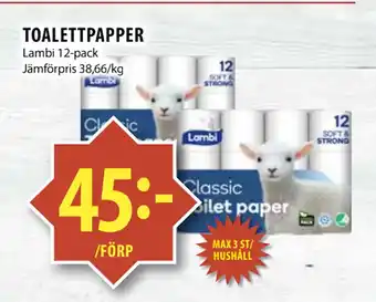 Matvärlden Tensta Toalettpapper erbjuda