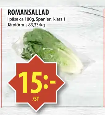 Matvärlden Tensta Romansallad erbjuda