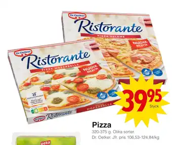 Matöppet Pizza erbjuda