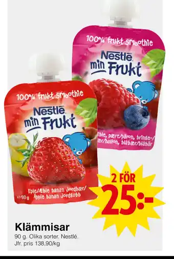 Matöppet Klämmisar erbjuda