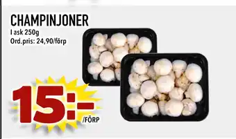Din Mat Champinjoner erbjuda